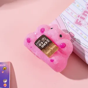 Süßes rosa Hamster Squishy Spielzeug mit weicher Schokolade zur effektiven Stressbewältigung