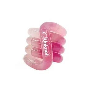 Unknot fotochrome swirlz fidget toy in roze gradiënt voor stressverlichting en focus
