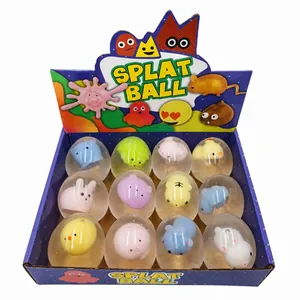 Palline antistress creative Splat Ball in una scatola da 12 pezzi dai colori vivaci