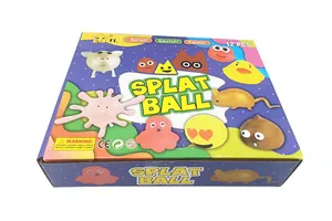 Vista dettagliata della confezione del set di giocattoli antistress Splat Ball