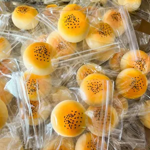 Simulation Egg Yolk Pastry Squishy Slow Rebound Stress Relief Toy Fluid Texture Decompression Squeeze Toy Kids Adults