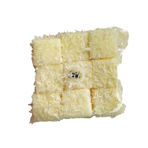 Jouet antistress réaliste en forme de cube de lait de coco, ensemble de 9 pièces en TPR