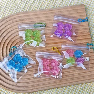 Mini Katzenpfote Quetschspielzeug Stressabbau Set Lichtdurchlässiges TPR Quetschanhänger Schlüsselanhänger Für Kinder Erwachsene Süße Schreibtisch Deko