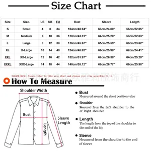 Comprehensive size chart for women's short faux suede tassel jacket with measurements