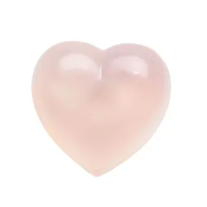 Minimalist pink heart-shaped squeeze toy for stress relief with slow rebound effect