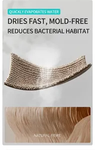 Detailed macro view of soft absorbent chenille bath mat showing quick-dry fiber texture
