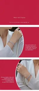Modell trägt ein glänzendes Moissanit-Panzerarmband aus hochwertigem S925-Sterlingsilber