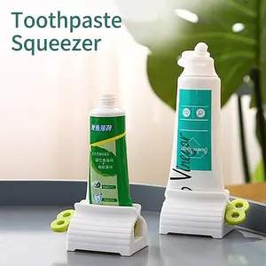 Handmatige Roterende Tandpasta Uitknijper PP Kunststof Gezichtsreiniger Dispenser Badkamer Accessoire Creatieve Tube Roller Houder