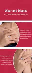 Primer plano de un elegante anillo de moissanita talla marquesa en el dedo de plata