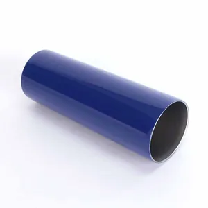 Λεπτομερής όψη μπλε ανοξείδωτου κυλινδρικού ποτηριού εξάχνωσης 20oz με ίσιο σώμα