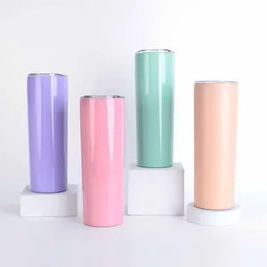 Ποτήρια από ανοξείδωτο χάλυβα 20 oz σε παστέλ χρώματα για εξατομίκευση εξάχνωσης
