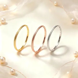 Titanium Steel Frosted Starry Sky Ring For Women Men Light Luxury Minimalist Couple Plain Band Ring Fashion Jewelry Gift