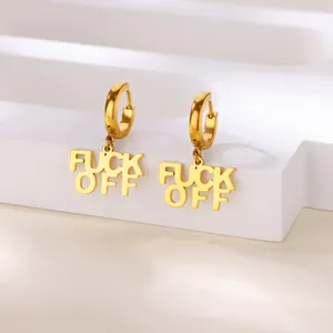 Boucles d'Oreilles Créoles Vintage en Forme de U Zircon Cœur Étoile Pour Femme Plaqué Or 18K Cuivre Bijoux Quotidien