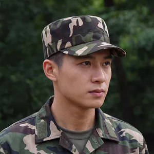 Casquette de camouflage pour hommes style militaire chapeau de soleil de randonnée