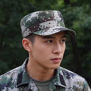 Casquette militaire à sommet plat camouflage numérique pour homme