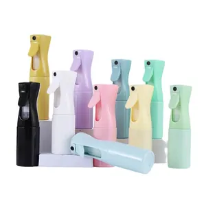 Professional multi-color continuous high-pressure fine mist spray bottles set for skincare