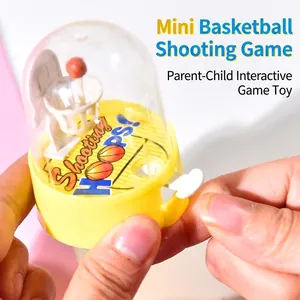 Mini Basket à Doigts Jouet Catapulte Machine de Tir de Bureau Jeu de Table Interactif Éducatif pour Enfants Jouet Sport Intérieur