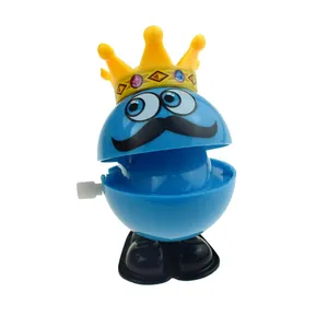 Giocattolo saltellante a molla blu con baffi e corona regalo di Halloween bambini