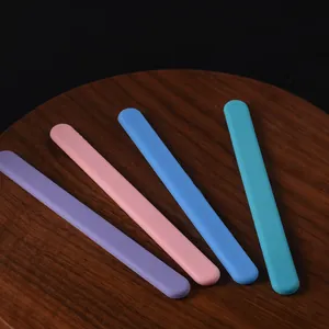 Multicolor reusable silicone stirring sticks for resin DIY craft and jewelry making tools.