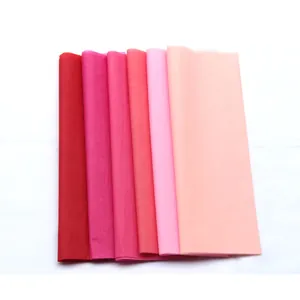 17g premium colored tissue paper gradient pink and red for DIY craft and gift wrapping