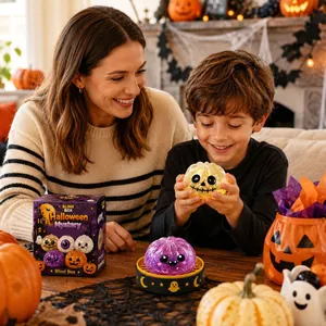Halloween squeeze toy blind box set for kids gift decorations