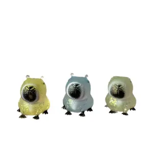 Adorable glitter capybara maltose squishy toys for stress relief, yellow blue and white
