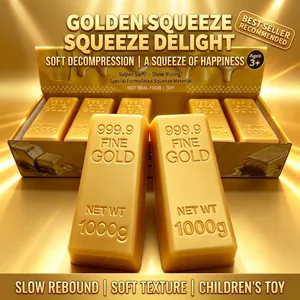 Ρεαλιστική Ράβδος Χρυσού Squishy Αργής Επαναφοράς PU Παιχνίδι Αποσυμπίεσης για Παιδιά Ενήλικες Παιχνίδι Πίεσης Δώρο