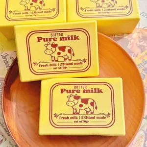 Realistic butter milk brick slow rebound squishy toy for stress relief and relaxation