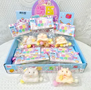 Retailverpakking met schattige hamster squishy speelgoed voor stressverlichting