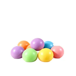 Set bunter 6 cm runder Quetschbälle zum Stressabbau und sensorischen Spielen für jedes Alter