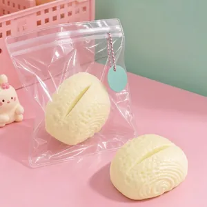 Soft slow rebound squishy toy in simulation steamed bun shape for office stress relief