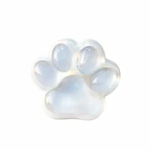 Jumbo 220g translucent cat paw squishy stress relief toy made of TPR material