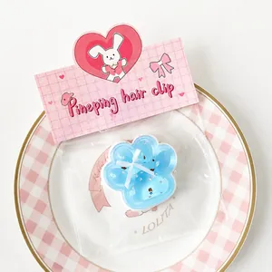 Sea salt series soft cat paw squishy TPR toy with detailed dimension measurements