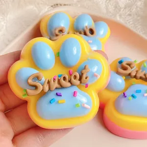 Jouet Squishy Patte de Chat Arc-en-ciel Anti-Stress Sensoriel Avec Design Sweet Pour Enfants Adultes Bureau Maison Décoration