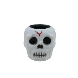 Juguete para apretar calavera de Halloween para aliviar el estrés y bromas divertidas