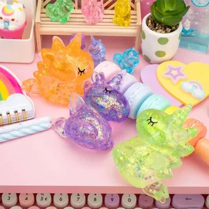 Δημιουργικό Παιχνίδι Squishy Μονόκερος Αργής Επαναφοράς με Πούλιες Στυλ Μαλτόζης Αντιστρές Παιχνίδι για Πίεση για Παιδιά Ενήλικες Δώρο