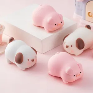 Giocattolo Squishy Antistress a Forma di Animale dei Cartoni Animati a Rimbalzo Lento in TPR Riempito di Farina per Bambini Adulti Decorazione Ufficio