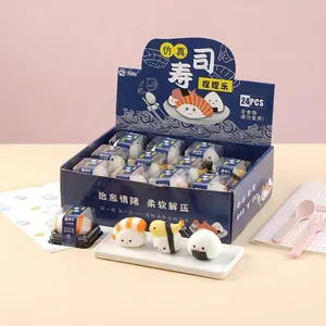 24er-Set realistische Sushi Squishy Spielzeuge zum Stressabbau für Kinder