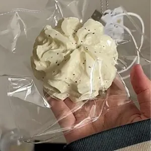 Food Grade Silicone Squishy Stress Relief Toy Simulated Milk Cream Swirl Shape Soft Squeeze Toy For Kids Adults Office School Gift