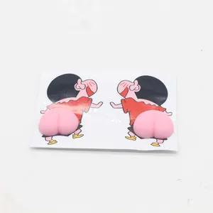 3D Silikon Auto Anti-Kollision Aufkleber mit niedlichem Cartoon-Po Design zum Schutz