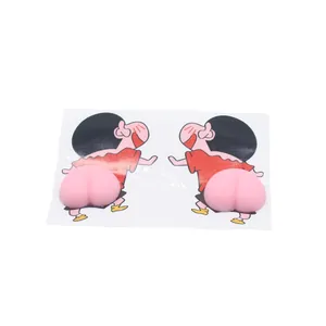 Crayon Shin-chan 3D-Silikon-Kollisionsschutzaufkleber für Autoschutz