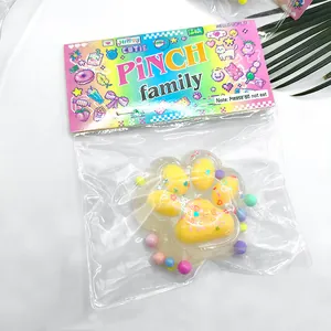 Detail of sunlight color-changing cat paw squishy toy in original packaging