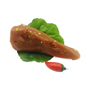 Realistic simulation duck head squishy stress relief toy for fun spoofs and pranks.