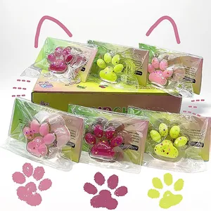 Schattig kattenpoot knijpspeeltje in verschillende kleuren voor stressverlichting