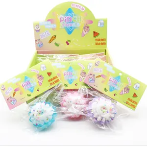 Juguetes blandos de cupcake kawaii para aliviar el estrés, pasteles de postre coloridos