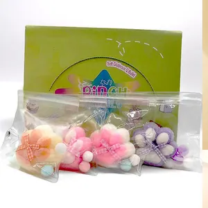 Jouet Squishy Patte de Chat Mignon Silicone Souple Anti-Stress Sensoriel Empreinte d'Animal Décompression pour Enfants Adultes