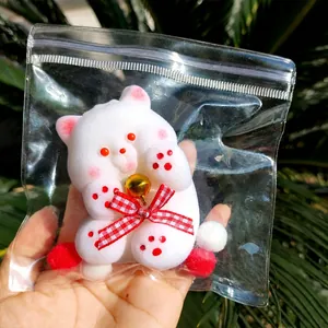 Cartoon Puppy Rabbit Pig Squishy Toy Soft Plush Texture Stress Relief Squeeze Toy Sensory Fidget Toy Healing Gift For Kids Adults