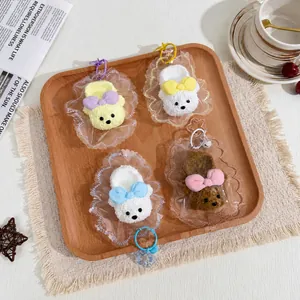 Handmade silicone squishy toy cute cartoon slipper charms for stress relief