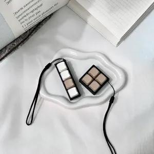 Cat chocolate series mechanical switch fidget toy keychain set with 1x4 and 2x2 grids