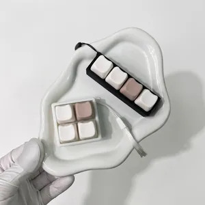 Fidget keycap switch tester keychain set with cat ear shaped keys for stress relief